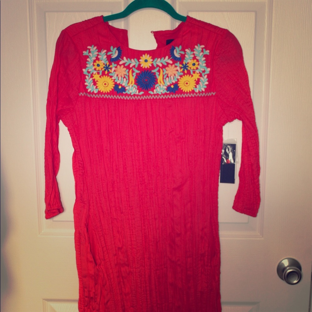 Red dress